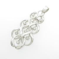 K18WG ダイヤモンドペンダント