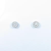 【リメイク】K18WG ダイヤモンドピアス