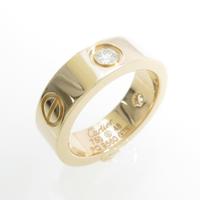 カルティエ ラブリング ハーフダイヤ