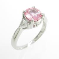 PT パパラチアサファイヤリング