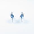 PT／585WG アクアマリンイヤリング