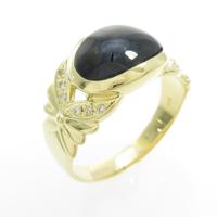 K18YG オニキスリング