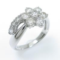 PT フラワー ダイヤモンドリング