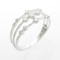 K18WG ダイヤモンドリング