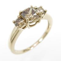 K18PG ダイヤモンドリング