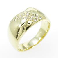 K18YG ダイヤモンドリング