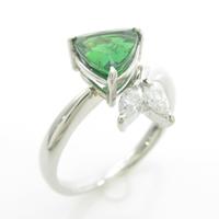 PT グリーンガーネットリング