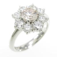 プラチナダイヤモンドリング 0．563ct・VLOP・SI1