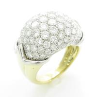 750YG／750WG パヴェ ダイヤモンドリング