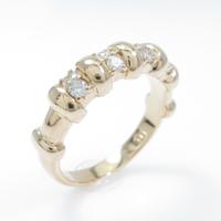 K18PG ダイヤモンドリング