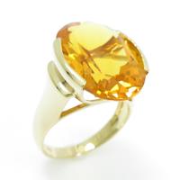 K18YG シトリンリング