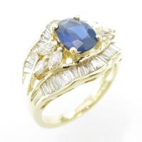 K18YG サファイヤリング