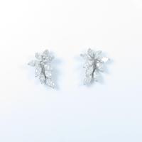 K18WG ダイヤモンドピアス