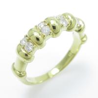 K18YG ダイヤモンドリング