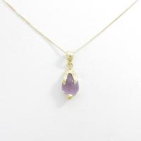 K18YG ラビット アメジストネックレス