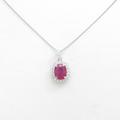 【新品】PT ルビーネックレス