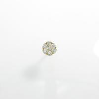 ポンテヴェキオ フラワー ダイヤモンドピアス 片耳