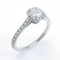 ティファニー ソレスト エメラルドカット リング 0．26ct・G・VVS2・EXT