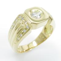 K18YG ダイヤモンドリング