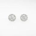 【新品】プラチナダイヤモンドピアス 0．316ct・0．313ct・F・SI2・GOOD