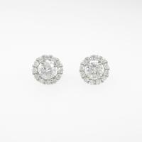 【新品】プラチナダイヤモンドピアス 0．316ct・0．313ct・F・SI2・GOOD