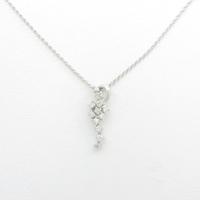 K18WG ダイヤモンドネックレス