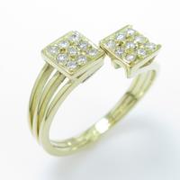 750YG ダイヤモンドリング