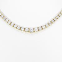 K18YG ダイヤモンドネックレス