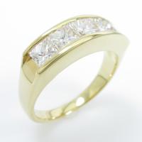 K18YG ダイヤモンドリング