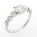 【リメイク】プラチナダイヤモンドリング 0．633ct・F・SI1・VG
