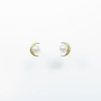ミキモト ムーン アコヤパールピアス