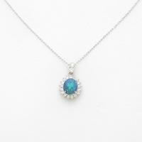 PT ブラックオパールネックレス