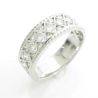 K18WG ダイヤモンドリング