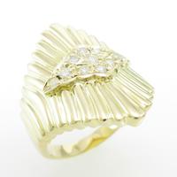 K18YG ダイヤモンドリング