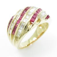 K18YG ルビーリング