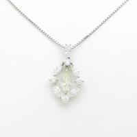 プラチナダイヤモンドネックレス 0．565ct・VLY・VS1・マーキスカット
