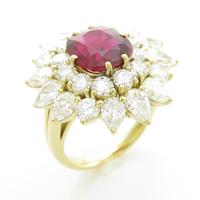 K18YG ルビーリング