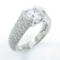 カルティエ C ドゥ カルティエ リング 1．11ct・G・VVS1