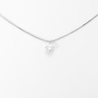 【新品】プラチナダイヤモンドネックレス 0．221ct・F・SI2・GOOD