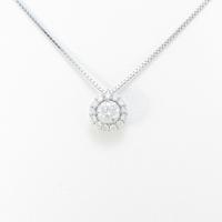 【新品】プラチナダイヤモンドネックレス 0．354ct・F・SI2・VG10％引き