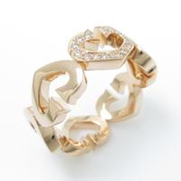 カルティエ Cハート 1P リング