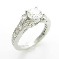 カルティエ バレリーナ リング 0．72ct・H・VVS1・3EXT