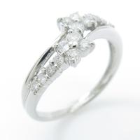 PT フラワー ダイヤモンドリング