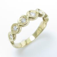 K18YG ダイヤモンドリング