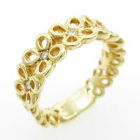 ペルリータ・ミキモト フラワー ダイヤモンドリング