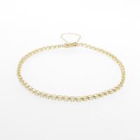 K18YG ダイヤモンドブレスレット