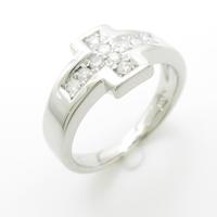 PT クロス ダイヤモンドリング