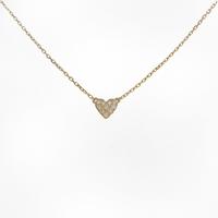 アーカー ハートパヴェ ネックレス