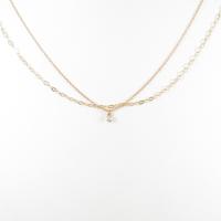 K18YG／K18PG ダイヤモンドネックレス