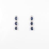 K14WG サファイヤピアス